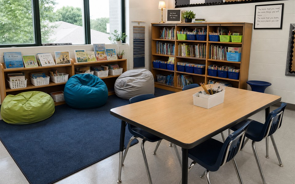 Small group reading center